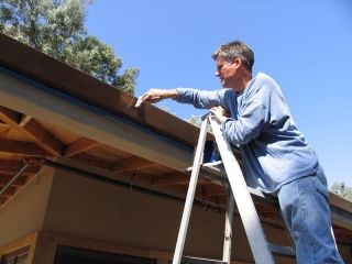 painting gutters