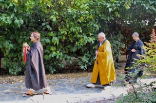 procession from Zendo