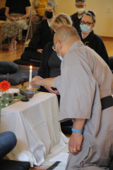 lighting incense